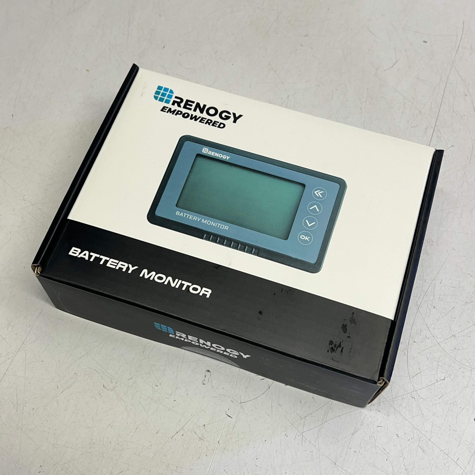 RENOGY Battery Monitor W/ Shunt 500A 120V Black RBM500-G3-US
