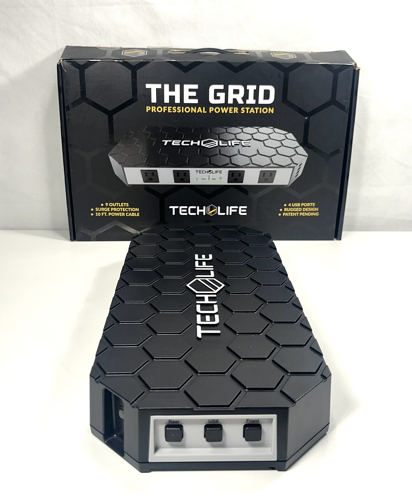 Tech-Life Power Station With nine 100-volt power outlets & four 2.1 amp USB port