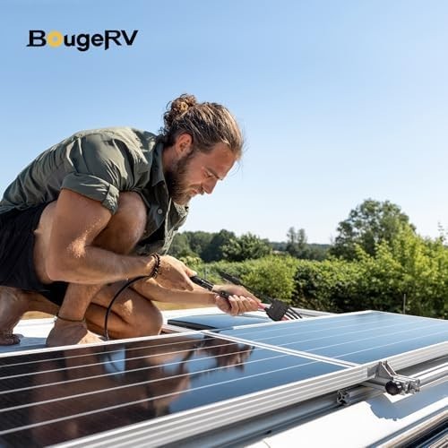 BougeRV Solar Parallel Connectors for 2-3 Solar Panels, 2 to 6 Y Branch 10AWG Ad