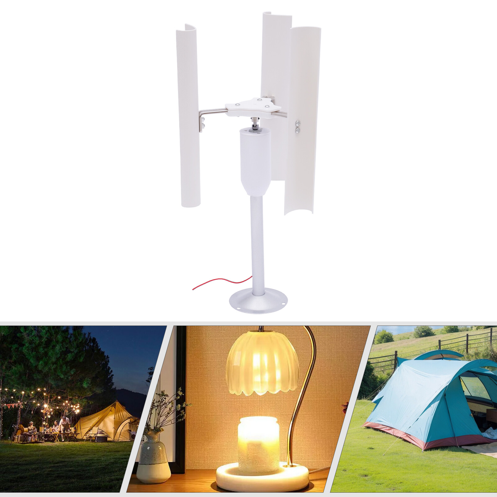12V 3 Phase Permanent Magnet Generator Vertical Axis Wind Turbine Teach Model