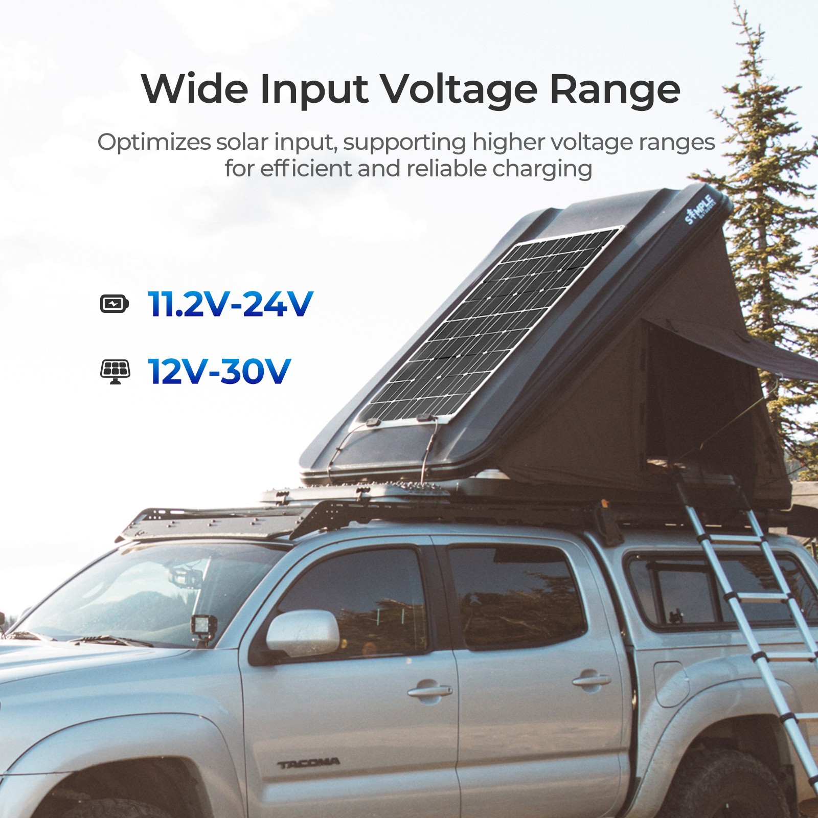 Renogy 12V 40A DC-DC Battery Charger w/MPPT Solar Input For RV Marine Camping