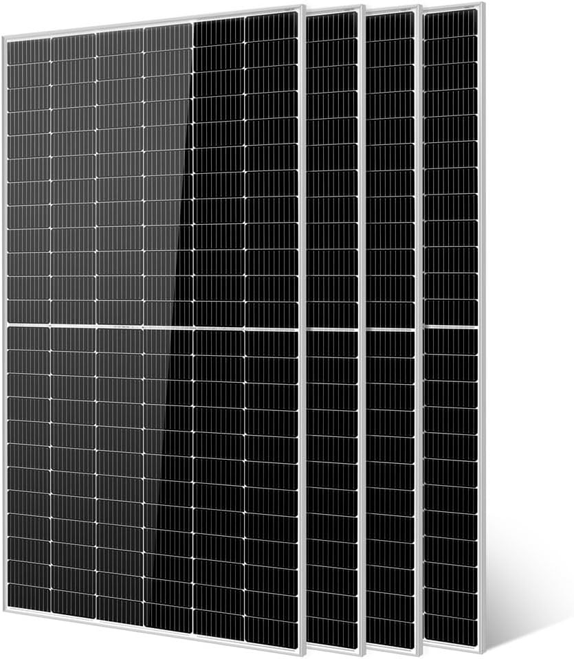 SUNGOLDPOWER 550W Monocrystalline Solar Panel 4-Pack for Off-Grid Systems
