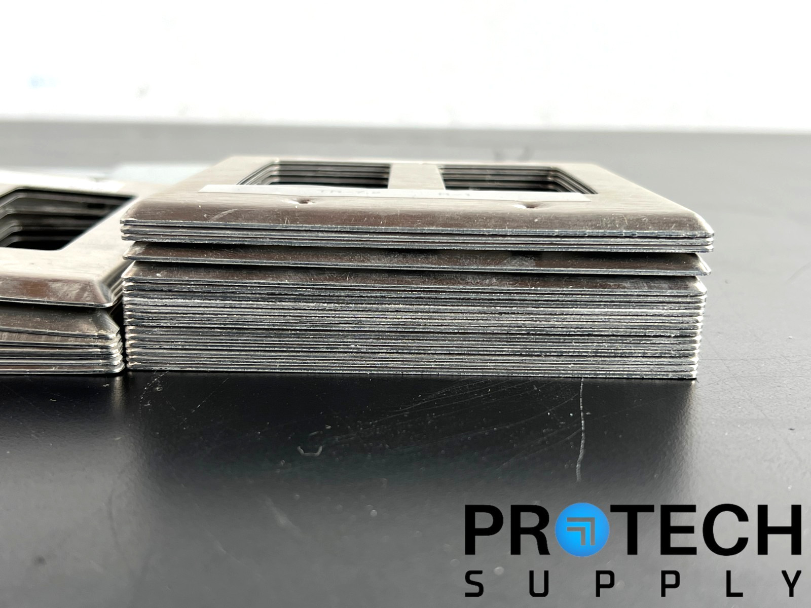 Approx 50 Various Stainless Steel Wallplates