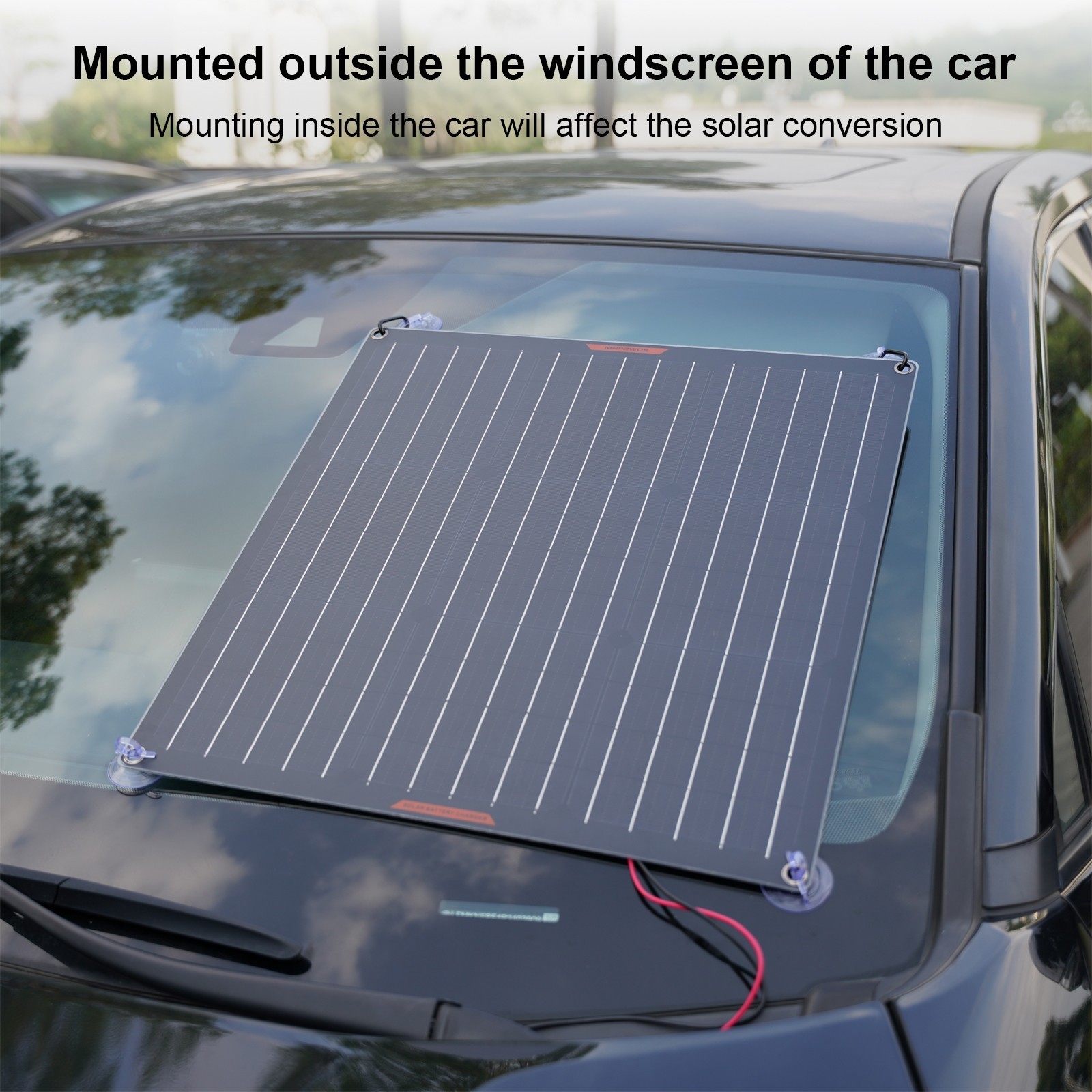 30W Solar Panel 12V Trickle Charger Battery Charger Kit Maintainer Boat Car RV