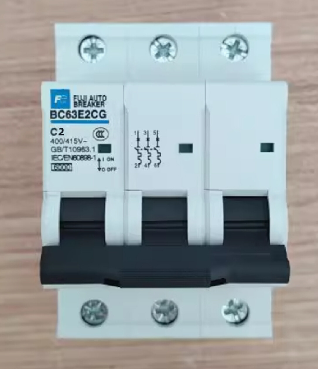 Fuji Electric Miniature Circuit Breaker MCB BC63E2CG-3P C2 2A