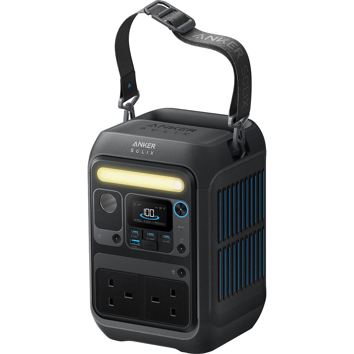 Anker SOLIX C300X Portable Power Station 288Wh 360W Solar Generator for Camping