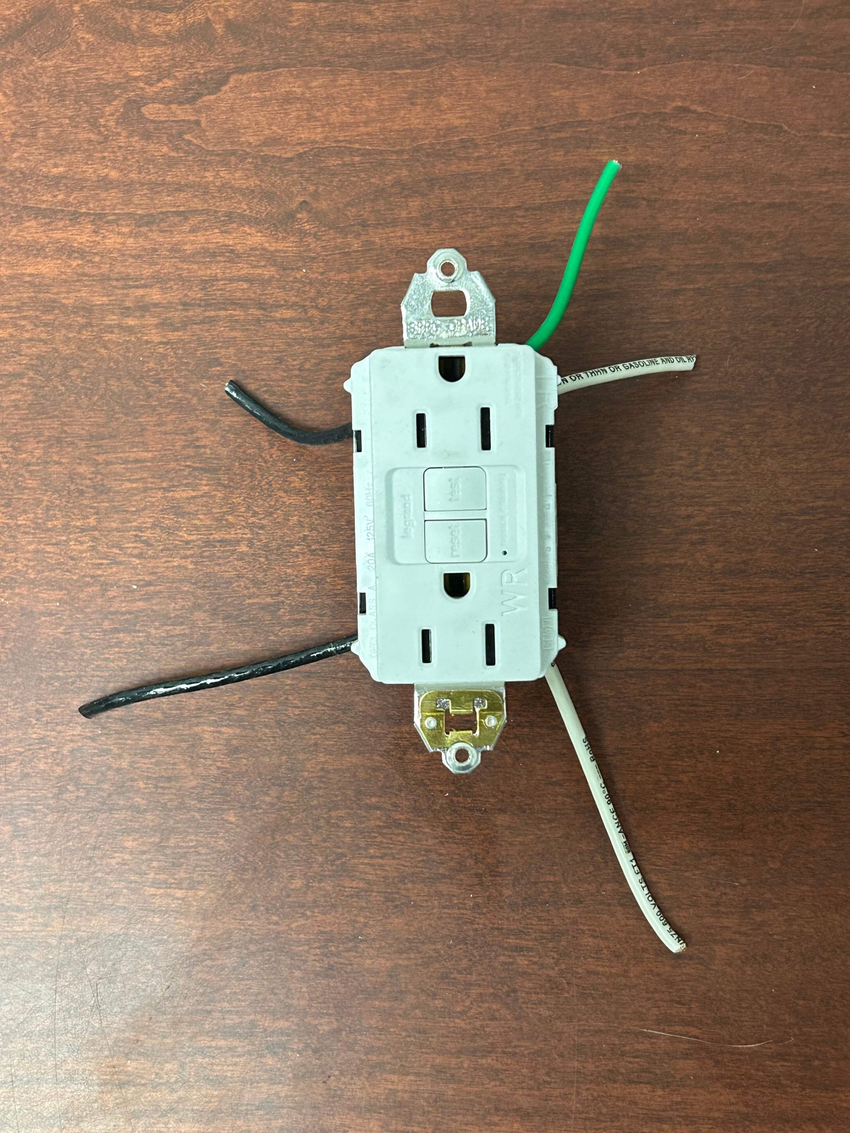 PREFAB Legrand Radiant 1597TRW GFCI Dup Self-Test Receptacle 15A 125VAC 60Hz (3)