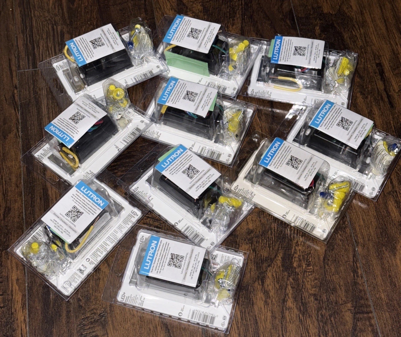 10 PCS Caseta Lutron DIVA SMART DIMMER DVRF-6L-WH-R LED+ Advanced Technology-New