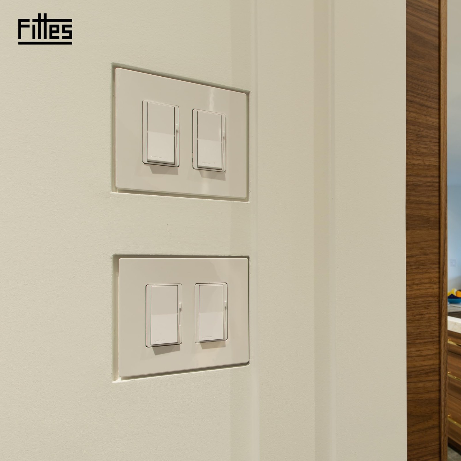 Fittes Modern Flush Wall Outlet Switch Receptacle Mount, Recessed Outlet Moun…