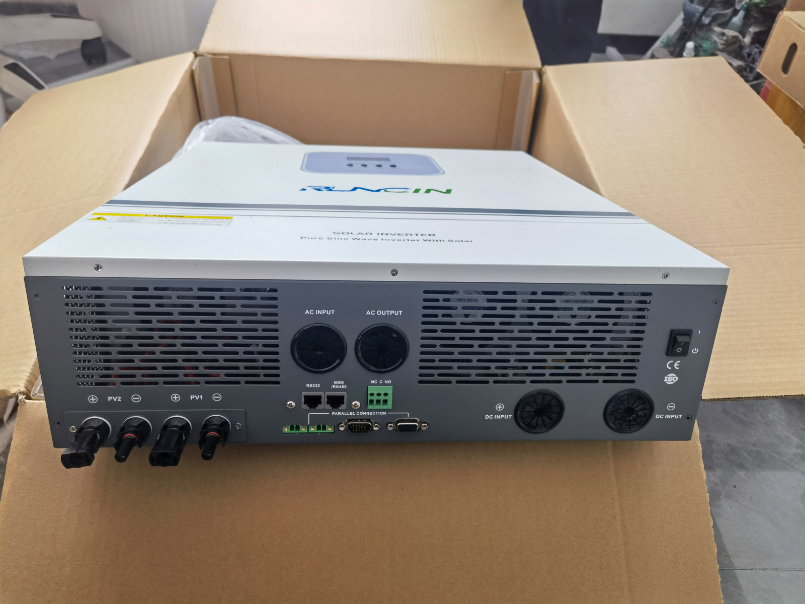 1.1kW 48V 220/230/240V Solar Hybrid Inverter 150A MPPT Charger+Wifi Single Phase