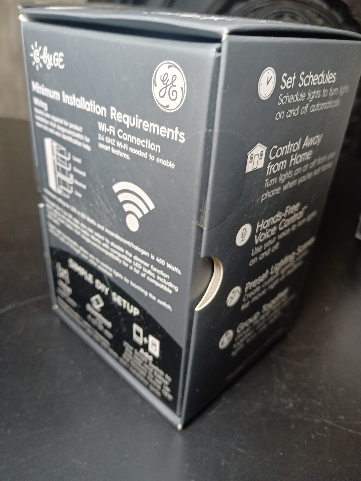 C by GE Single Pole or 3-way Smart Motion Sensing + Dimmer Switch White Lot Of 3