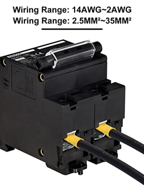 DC Circuit Breaker Solar Disconnect Switch 2P 1000V for PV, 2P DC1000V 120 Amp