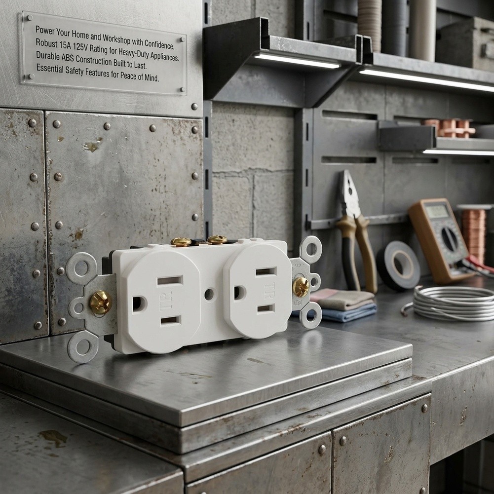 US Standard Wall Socket Easy Installation Design Wear Resistant Material