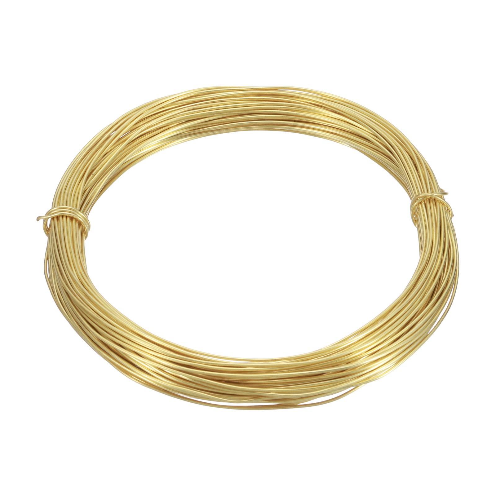 20 Gauge Brass Round Wire 50ft Craft Tarnish Resistant Beading Wires