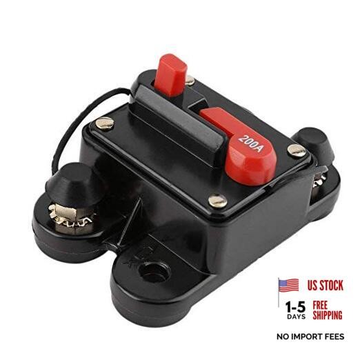 Circuit Breaker 200amp 50A-300A with Manual Reset Home Solar System Fuse 200A