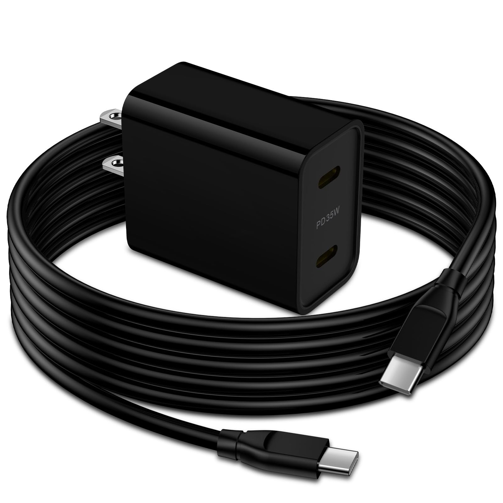 35W USB C Fast Charger 2 Port PD Wall charger Adapter For iPhone iPad Samsung