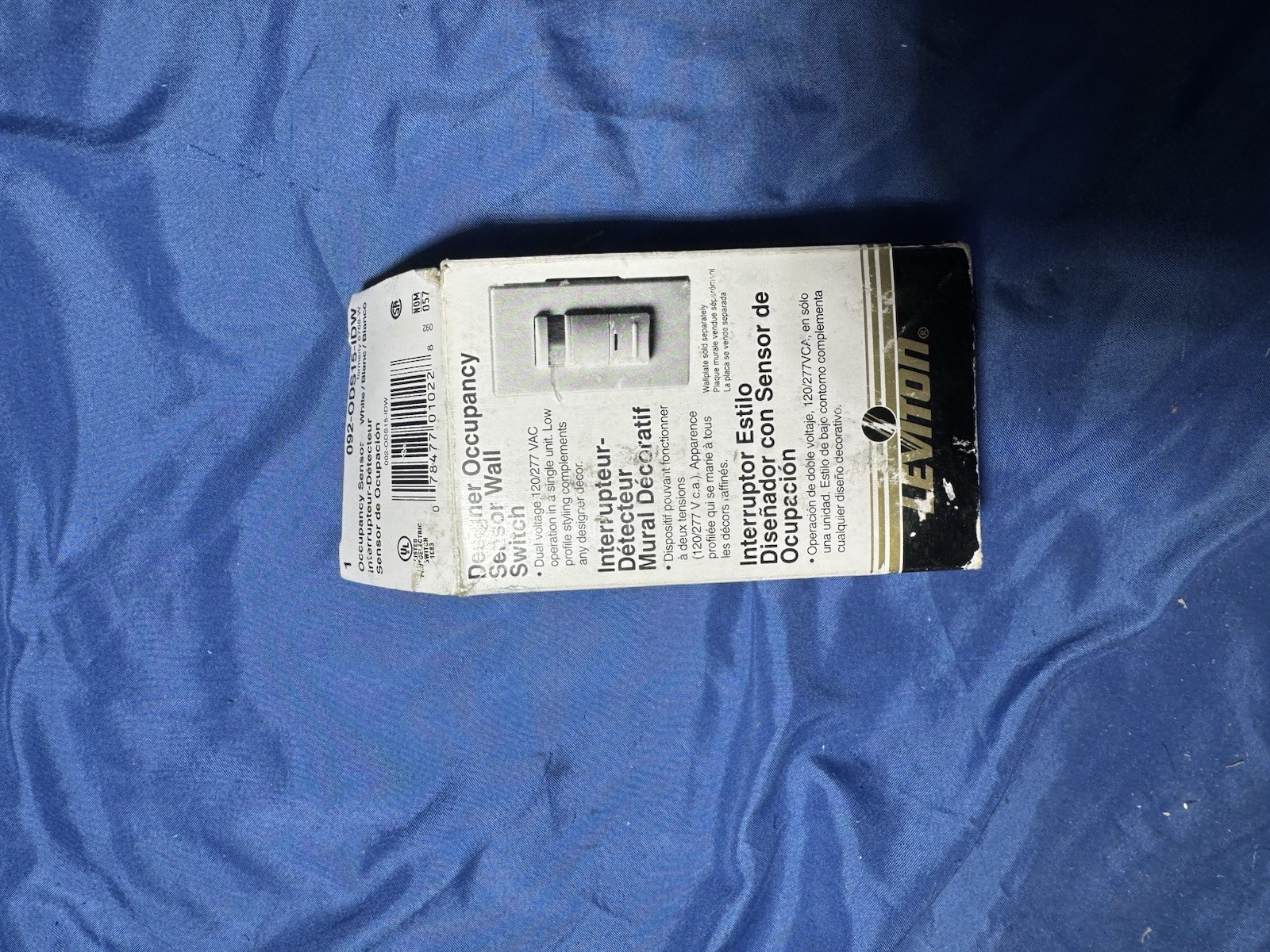 Leviton Designer Occupancy Sensor 092-ODS15-IDW, White, 120V/277VAC