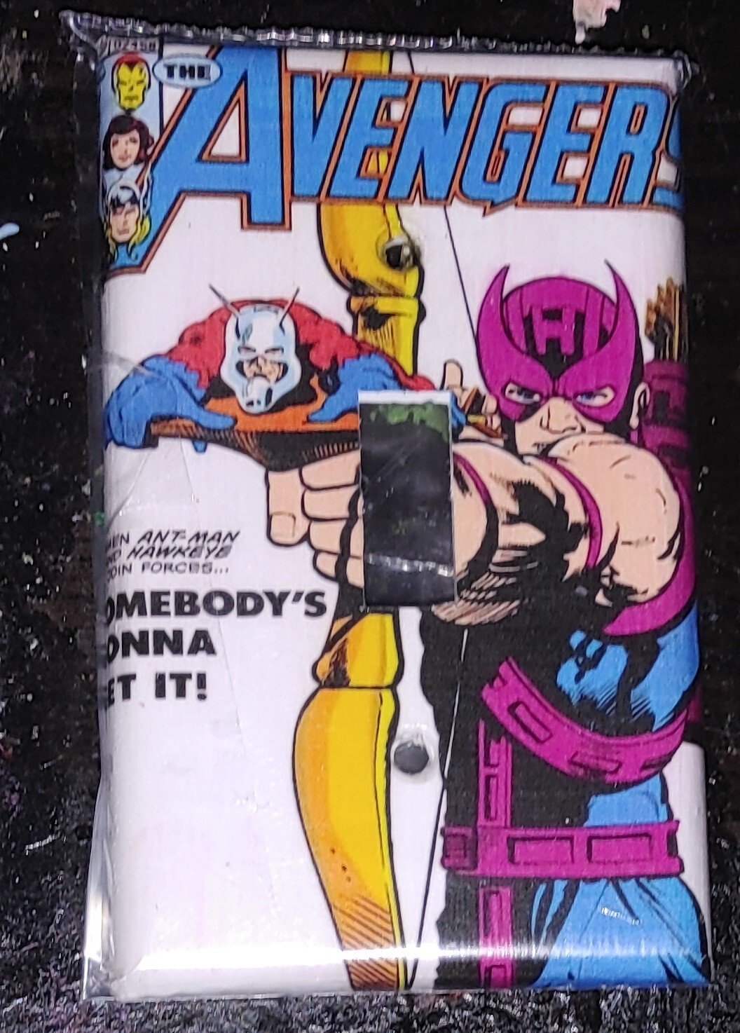 Custom Handmade – Marvel Comics – The Avengers #223 – Light Switch Cover