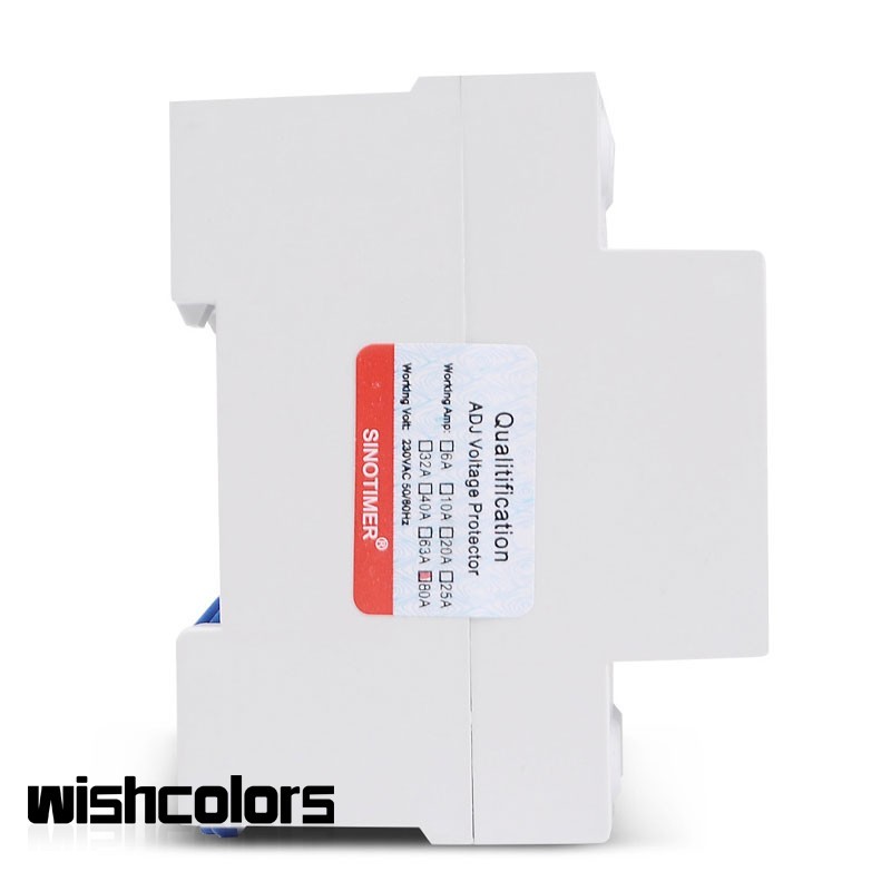 SVP-916 63A Over Voltage Protection Limit Current Adjustable Voltage Protector