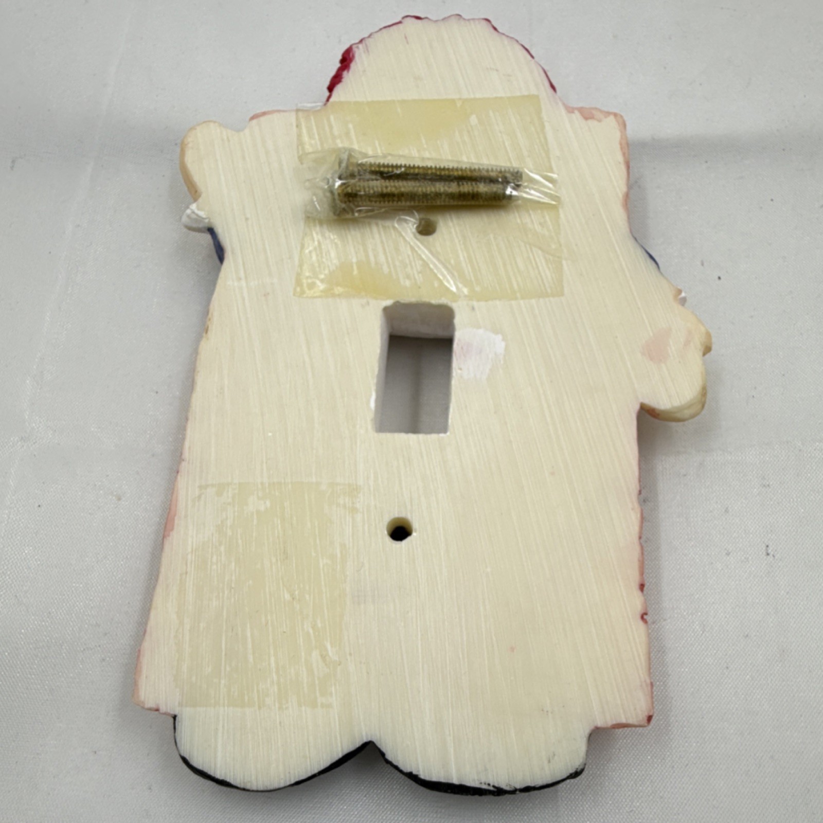 Decorative Rag Doll Multicolor Resin Painted Light Switch Wall Plate Cover