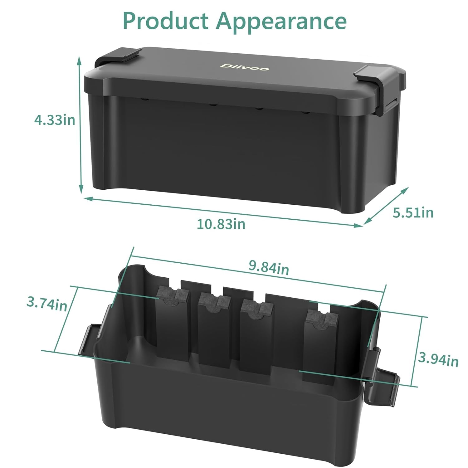 Waterproof Electrical Connection Box Outdoor Weatherproof Extension Cord Box