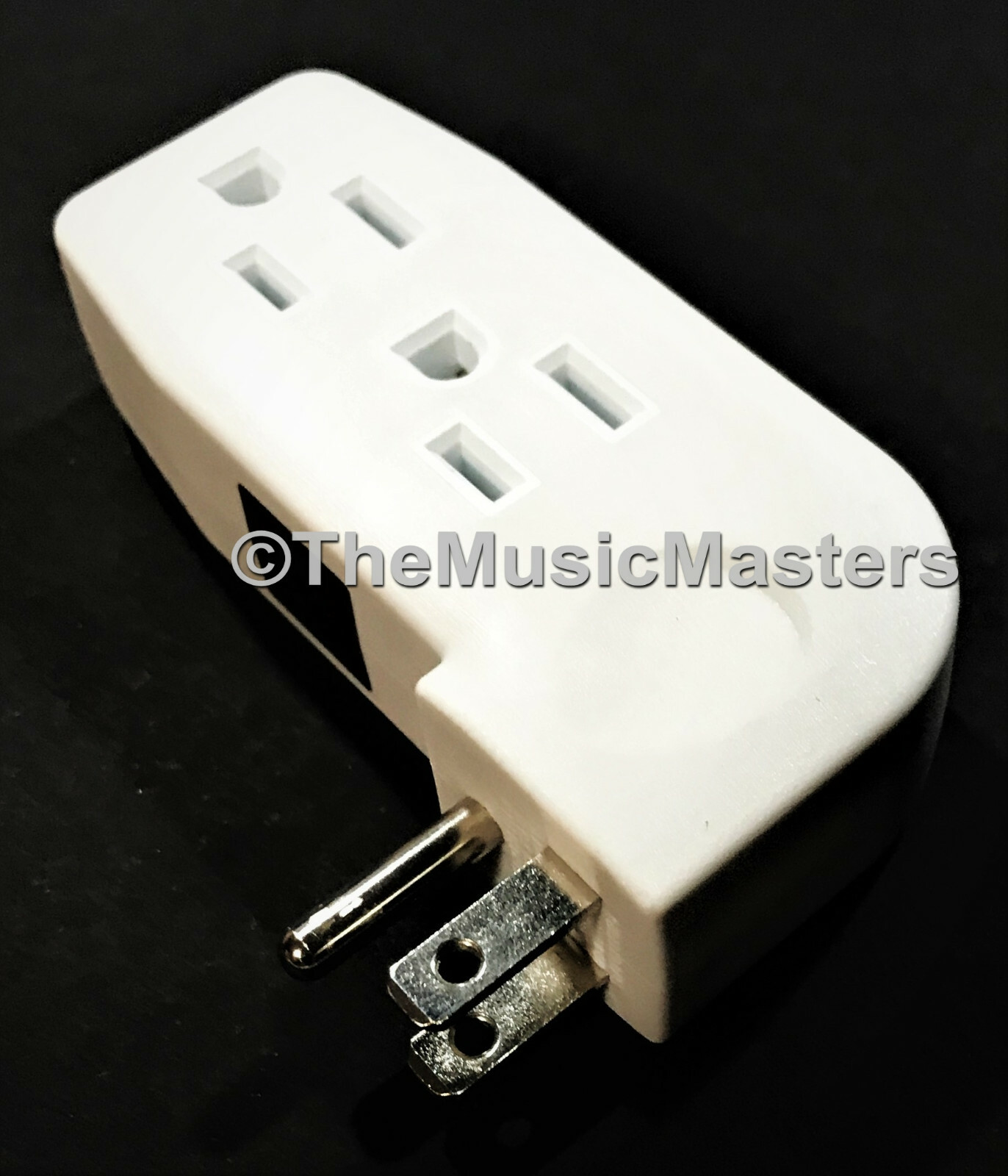 Triple 3 Outlet Grounded AC Wall Plug Power Tap Splitter 3-Way Electric Adapter