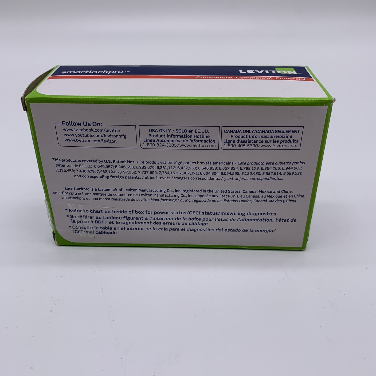 Leviton GFNT1-I 15A SLIM GFCI W/WP, UPC: 078477712542