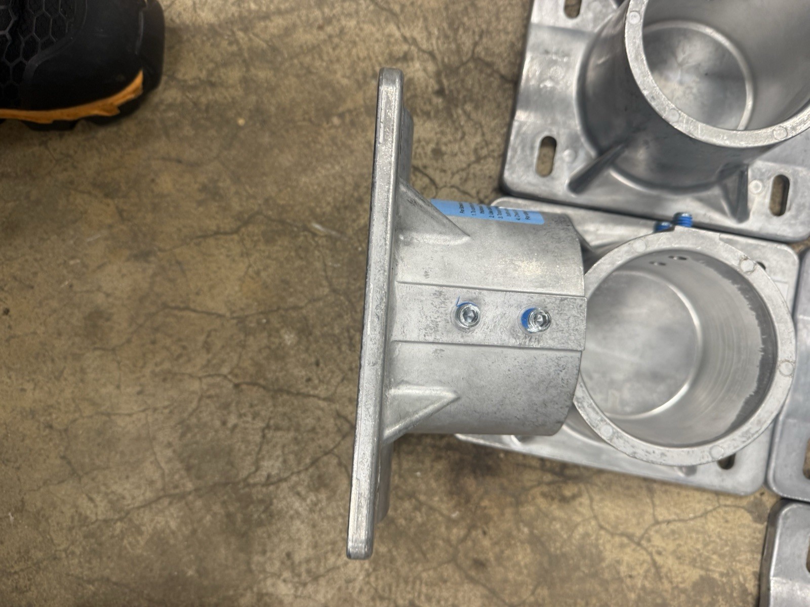 IronRidge SGA Top Cap for a 3-inch Standard Ground Array solar mounting system.