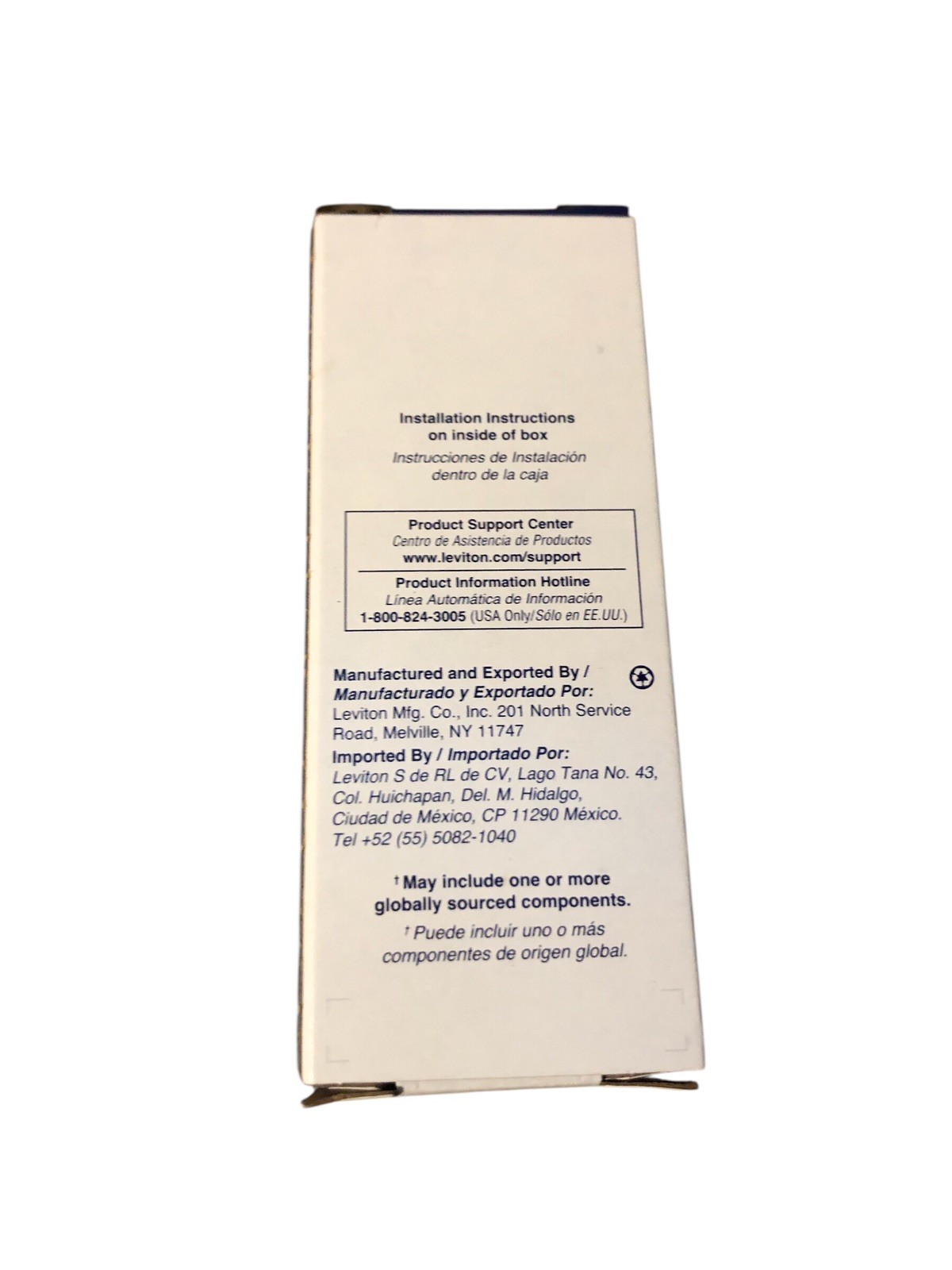 Leviton Decora Child Safety Tamper-Resistant Outlet; White
