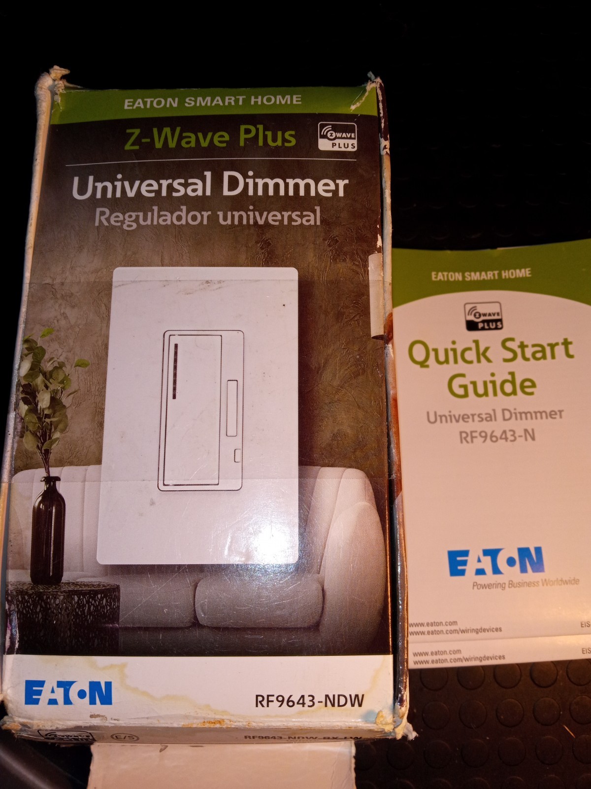 Eaton Smart Home Z-Wave Plus Universal Dimmer New Open Box
