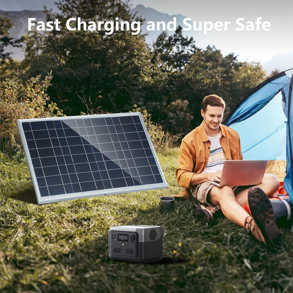 100A Solar Panel Kit 30W 12V Battery Charger Monocrystalline Controller RV Boat