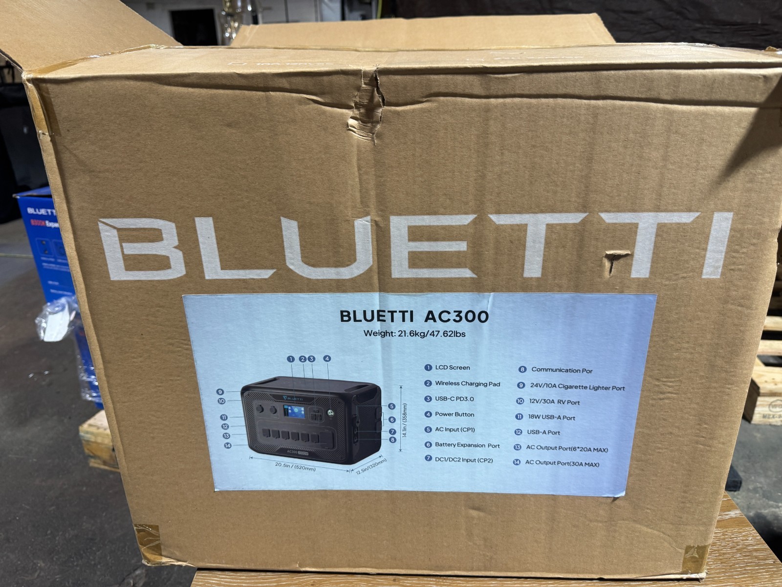 BLUETTI AC300 Generator 3000W Inverter Module UPS Home Backup Power- Only AC300