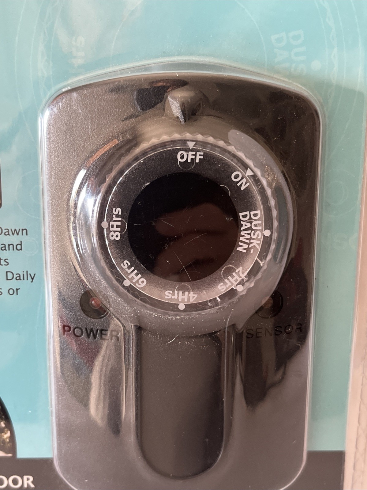 ECO Plugs Mechanical Timer OUTDOOR 1001 804 616 / 2 4 6 8 hr Dusk/Dawn 2 outlet