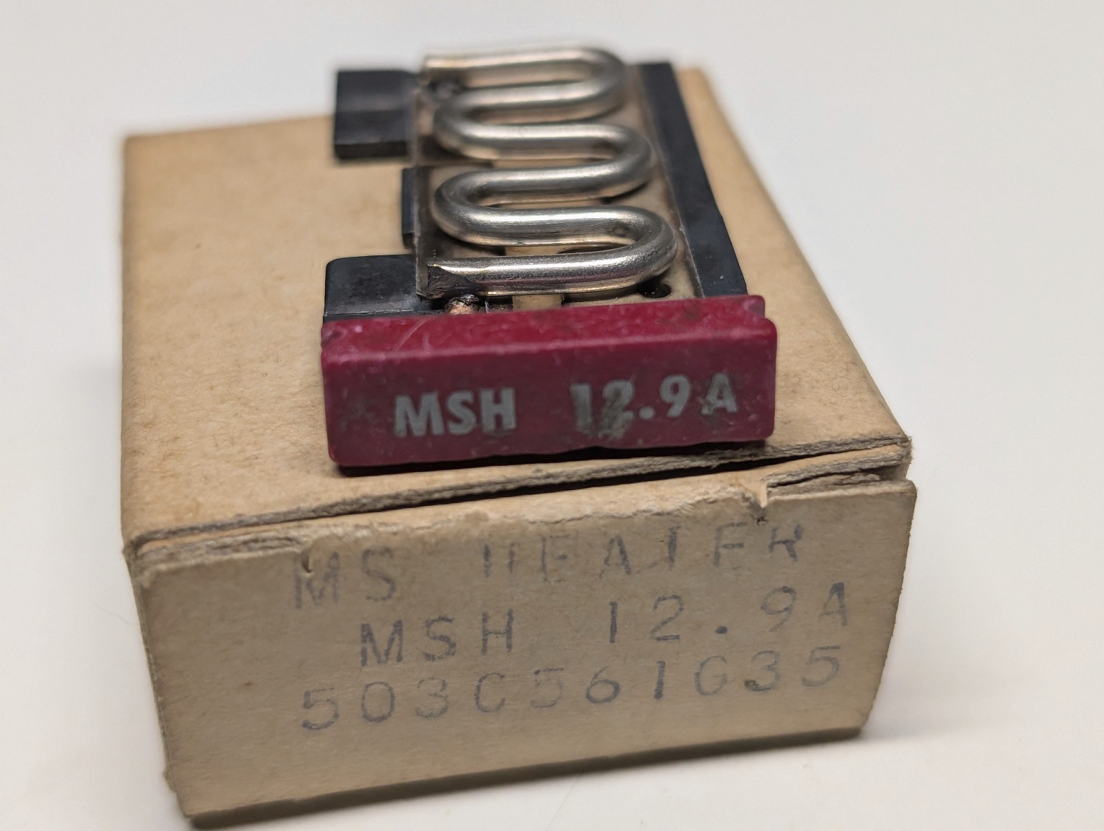 Westinghouse MSH 12.9A Heater Pack Element Overload Relay Thermal NOS