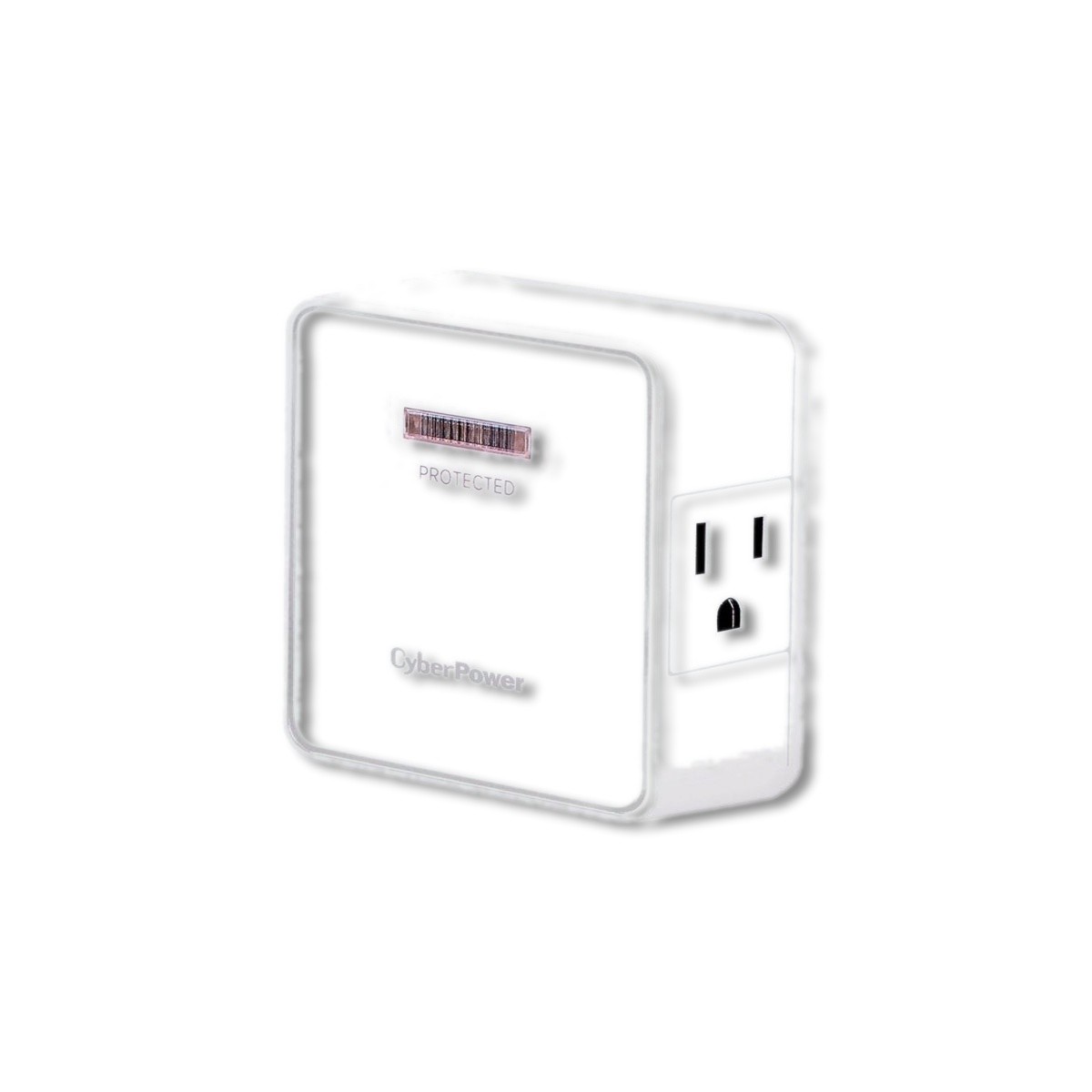 CYBERPOWER Wall Tap 2-Outlet Home Office White 1500 HT200W