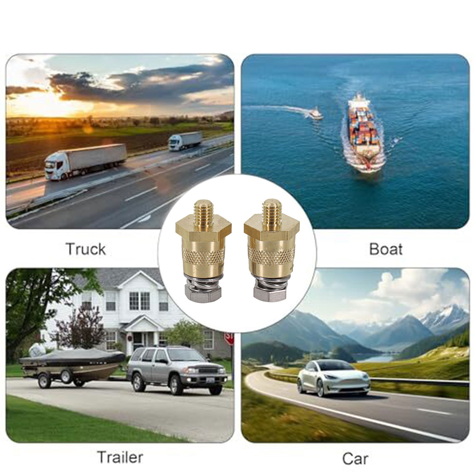 Diversified Usage M8 Brass Connectors Suitable for Various Vehicles Types