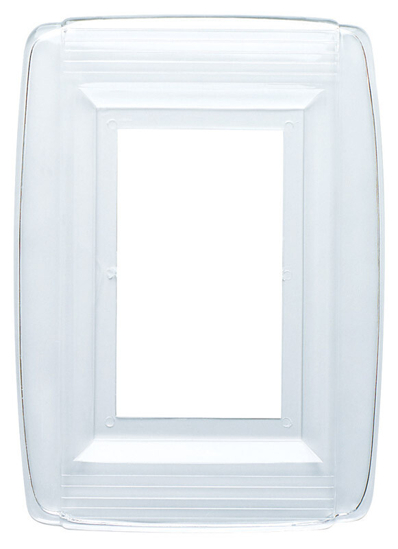 Westinghouse 74998 Durable Plastic Single-Gang Wall Shield 7-7/8 H x 5-3/8 L in.