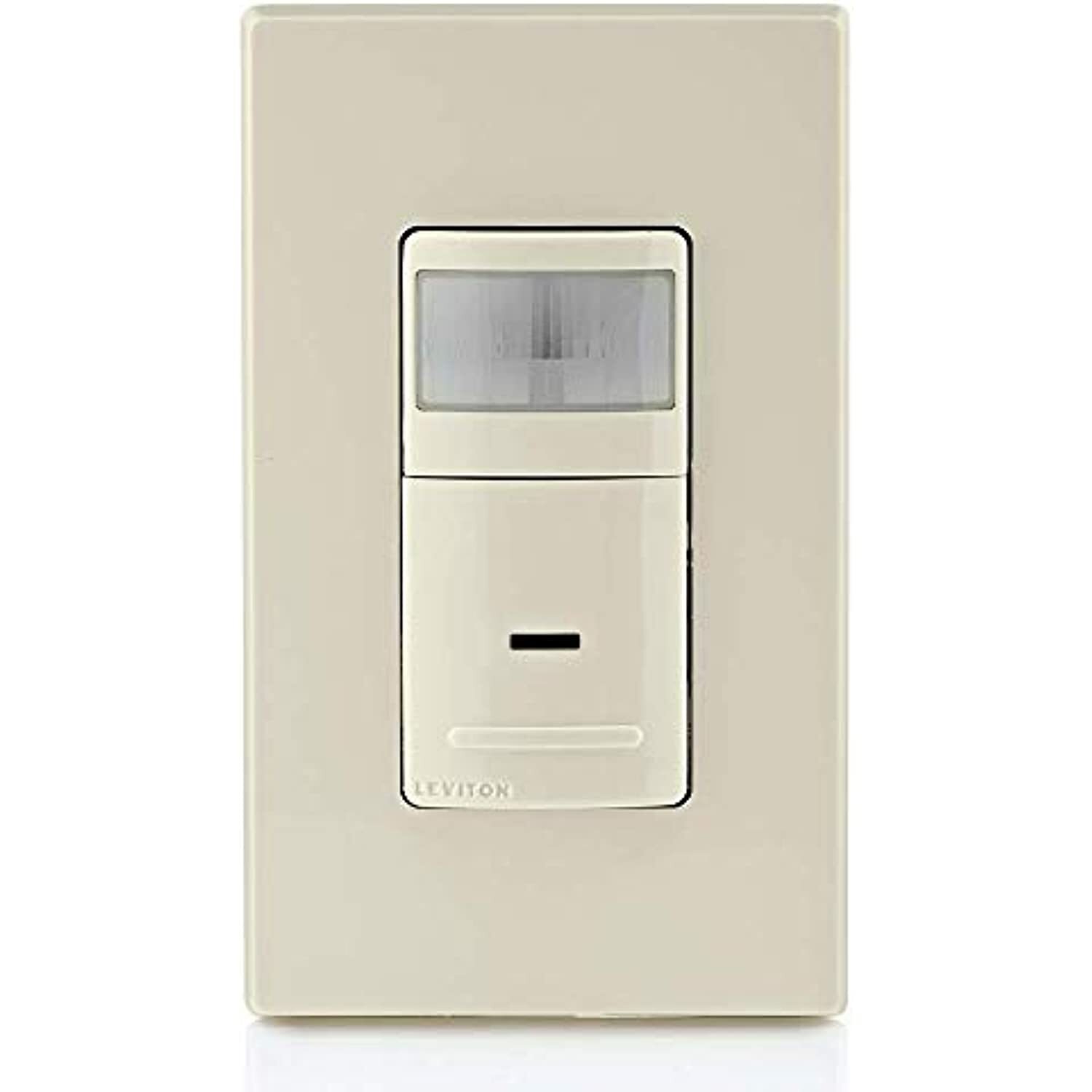 Leviton IPS02-1LT Decora Motion Sensor In-Wall Switch, Auto-On, 2.5A, Single