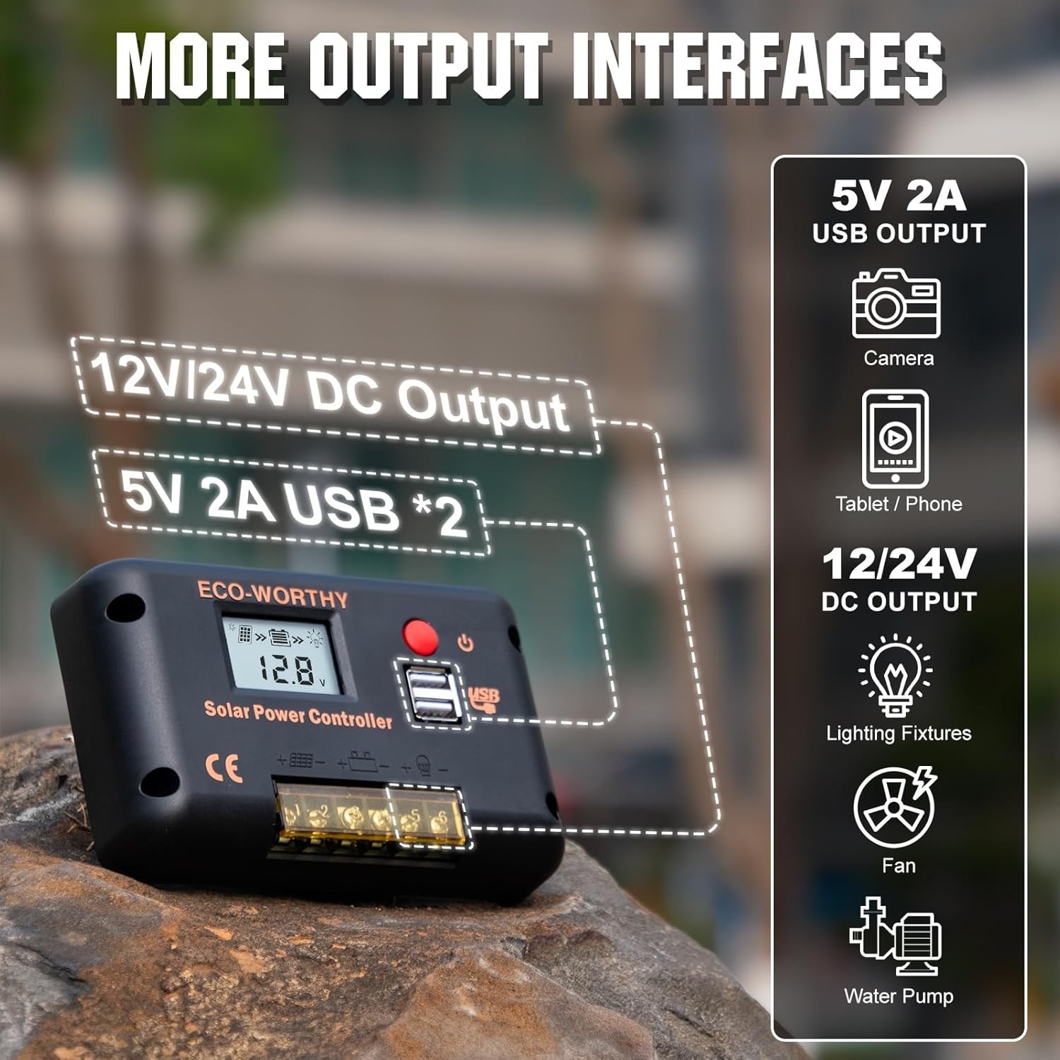 30A Solar Charger Controller Bluetooth – Solar Panel Battery 30A (Bluetooth)