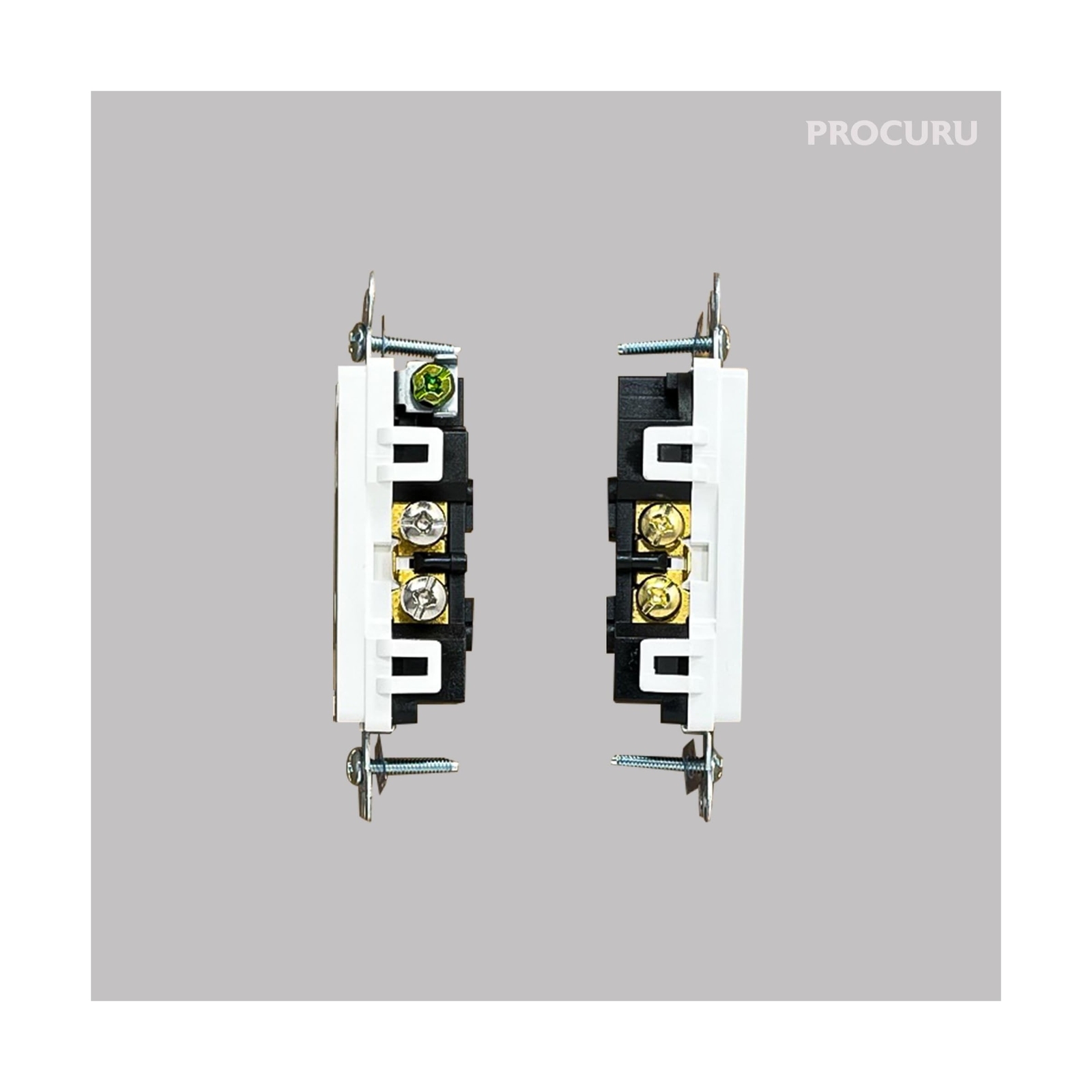 [160-Pack] PROCURU Wholesale 15 Amp Decorator Wall Outlet Receptacle, Tamper …