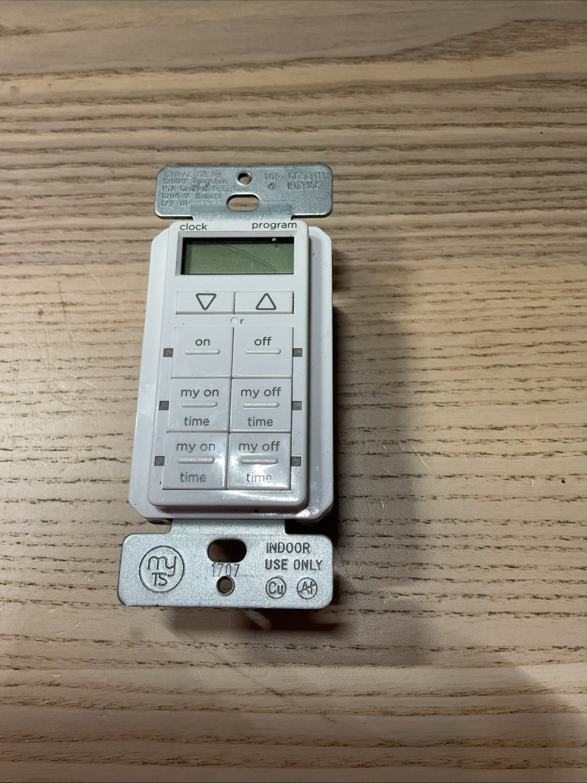 My Touch Smart In Wall Digital Timer & Enerlites 2-Gang 24-Hours White