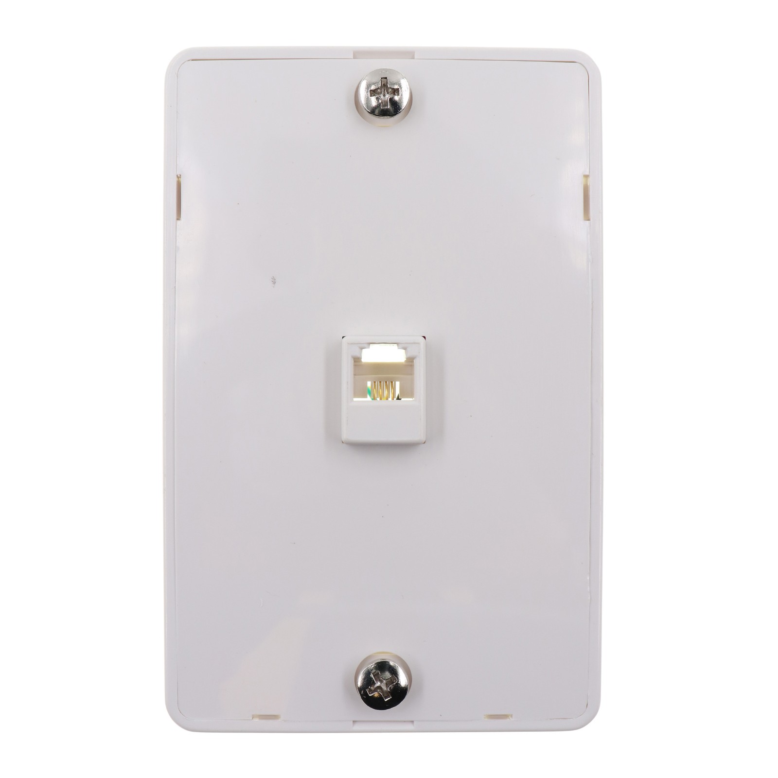 EATON COOPER WIRING 3521-4W PHONE JACK WALL-PLATE, WHITE