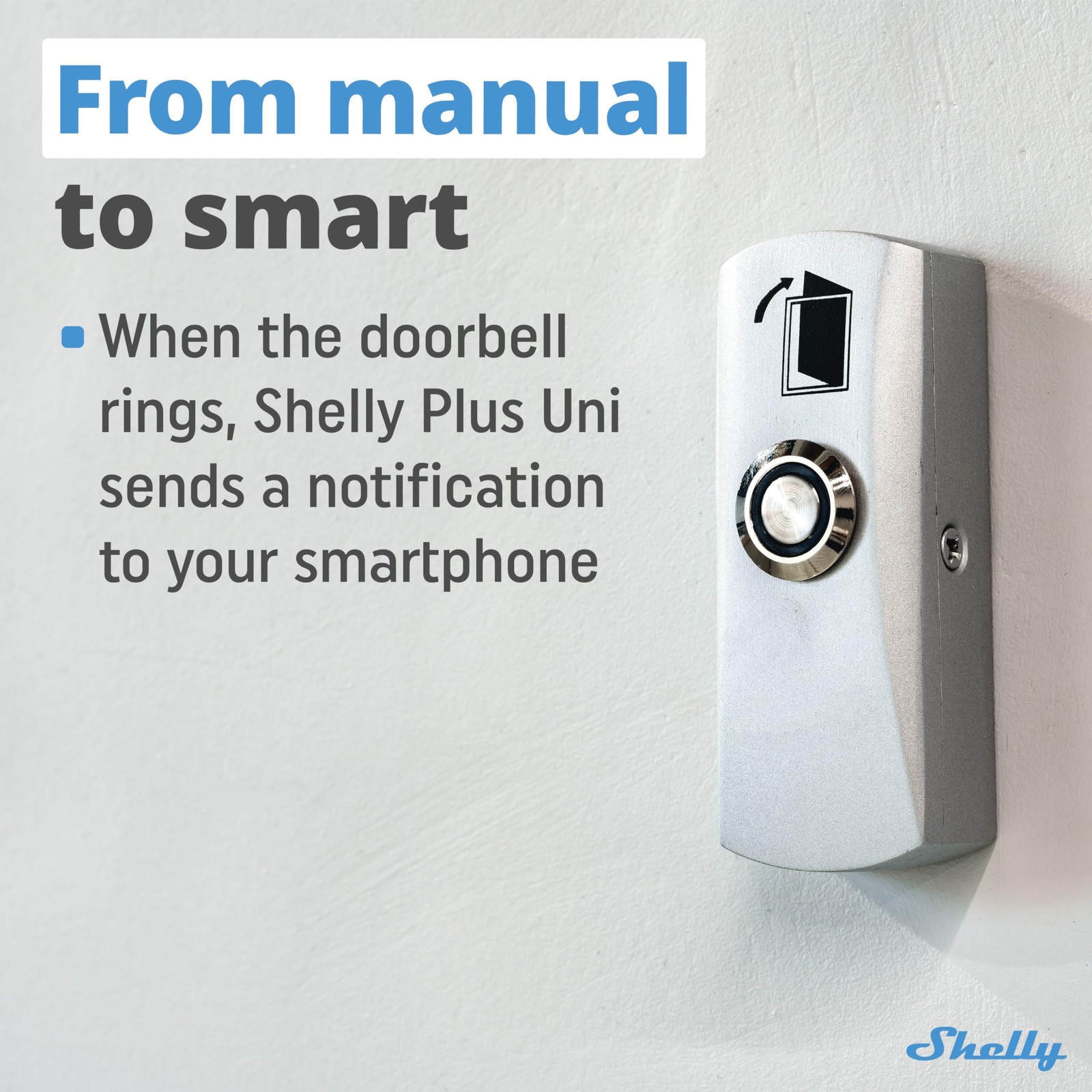 Shelly Plus Uni | Smart Wi-Fi and Bluetooth Operated Module with Dry white
