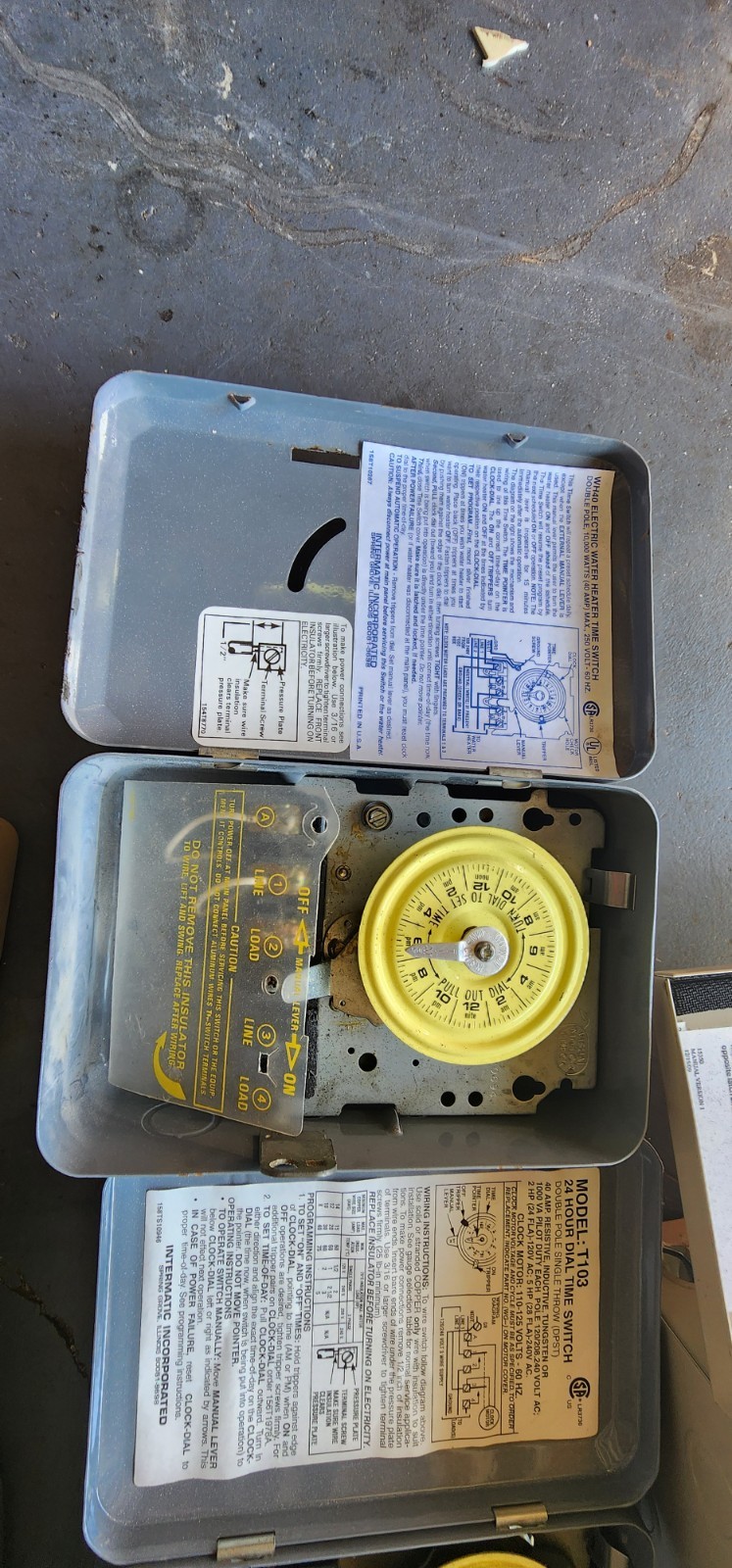 Lot Of 8 Intermatic& GE Timer Programmable Electronic 120-277Vac NEW