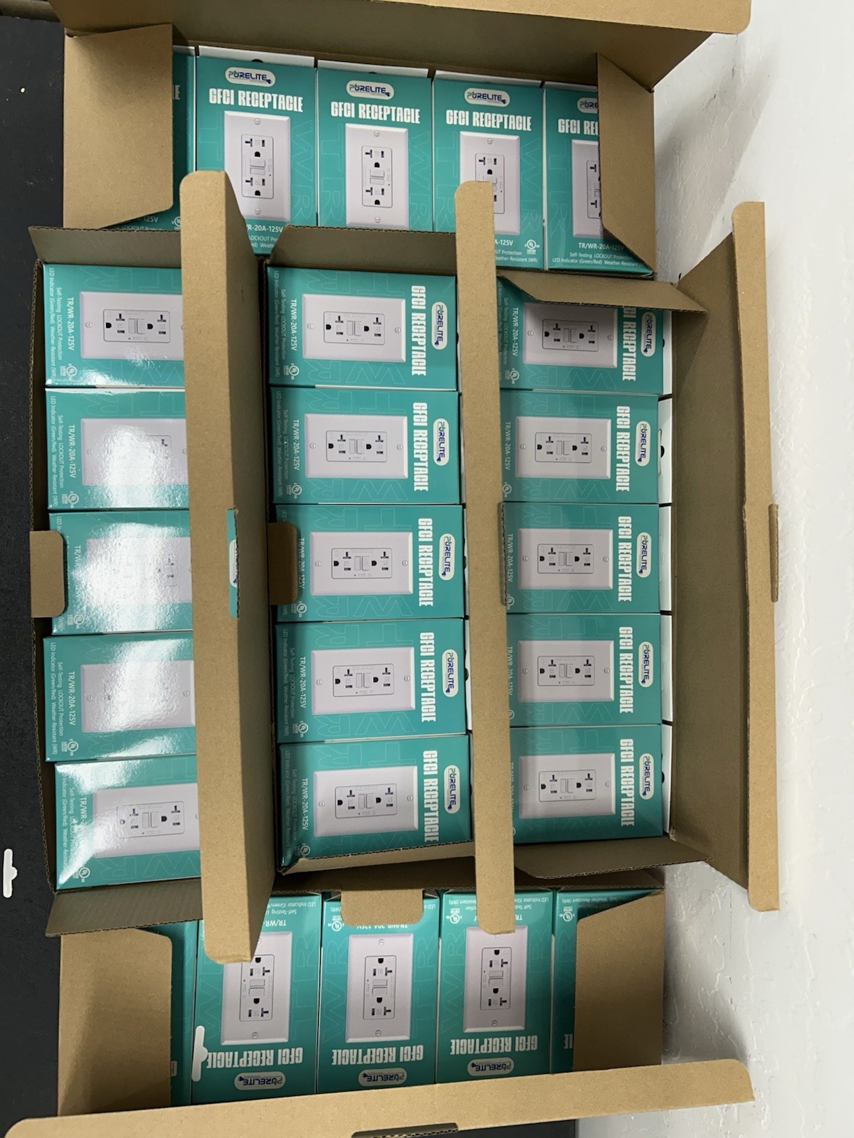 (❤️10pack) 20A GFCI Self Test Outlet TR/ WR Weather & Weather Resistant UL List
