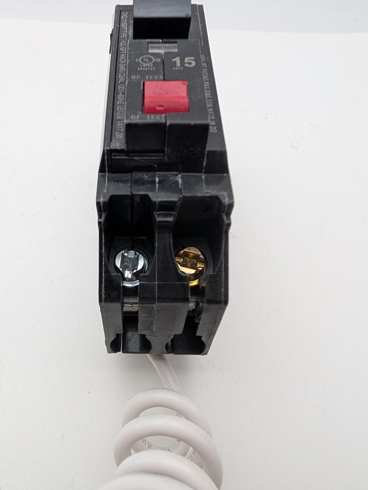 ABB 15 Amp Single Pole Ground Fault Breaker with Self-Test THQL1115GFTA (No Box)