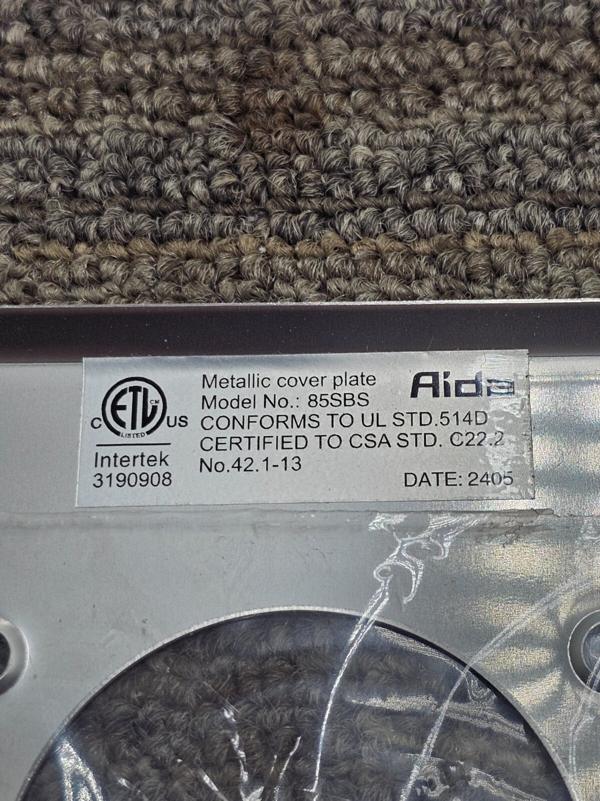 (QTY 11) Aida 2-Gang Wall Plate Single 2.16-in Hole Stainless Steel 055671