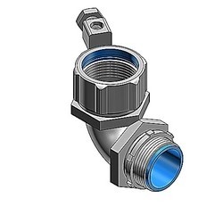 THOMAS & BETTS 839280 Flexible Metal Conduit Fitting 1/2″ Tin Plated Copper 90¬∞