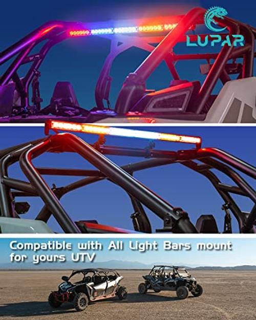 UTV Chase Lightbars C-Clamp Mounting Bracket Universal Fits 1.75″ – 2 Inch