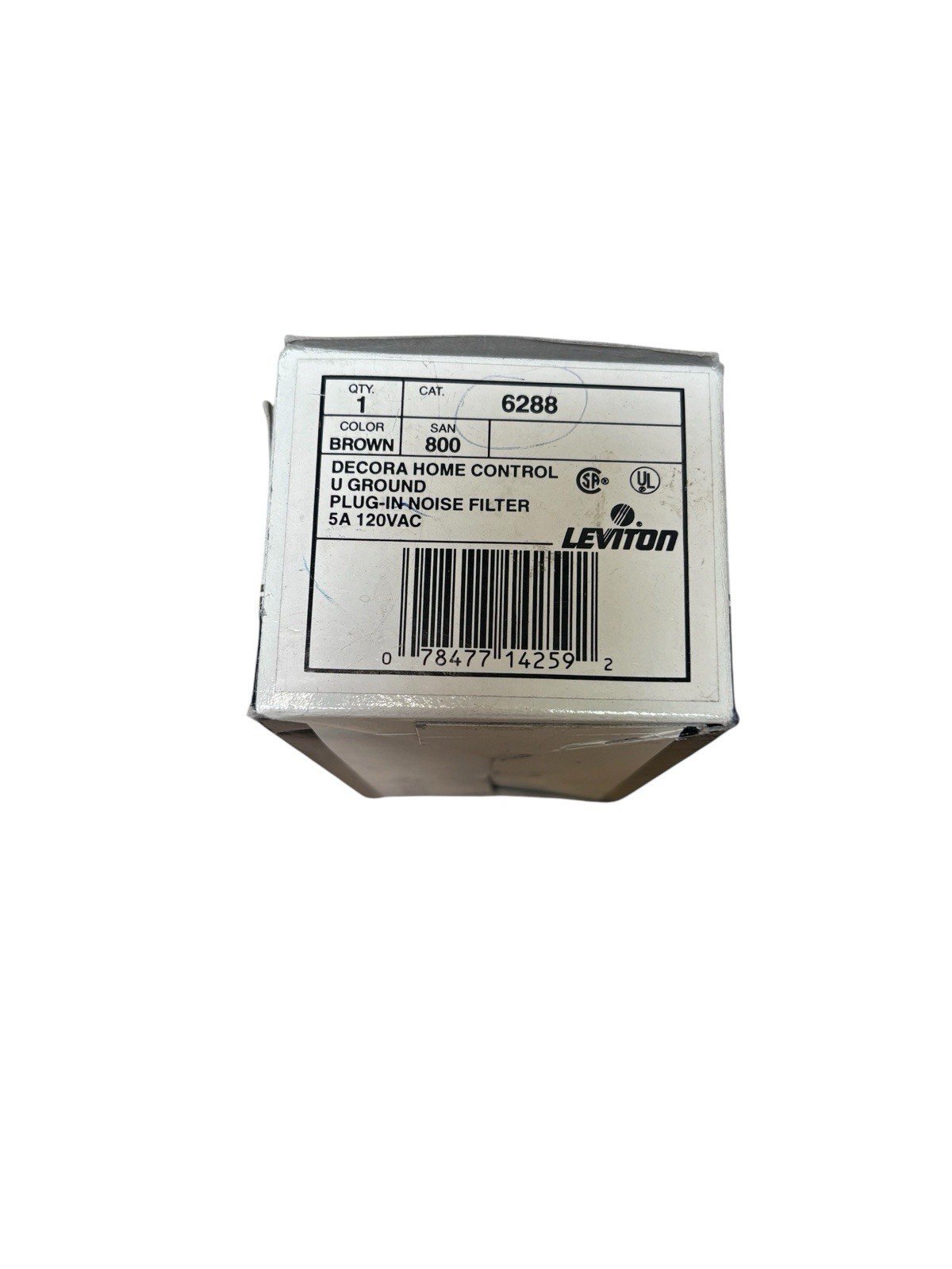 Leviton 6288 Brown DHC Plug In Appliance Control Noise Block Filter